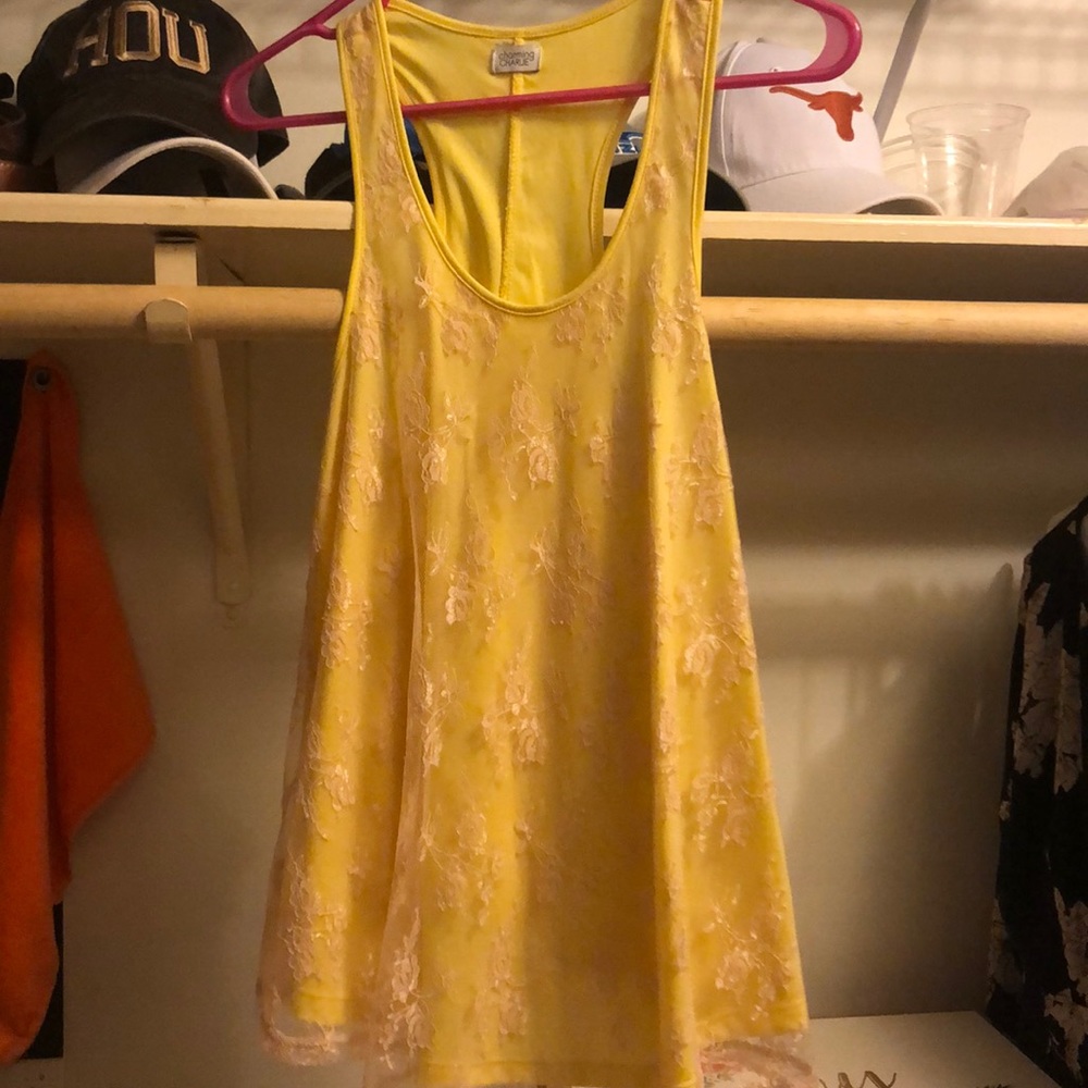 Tank top with lace